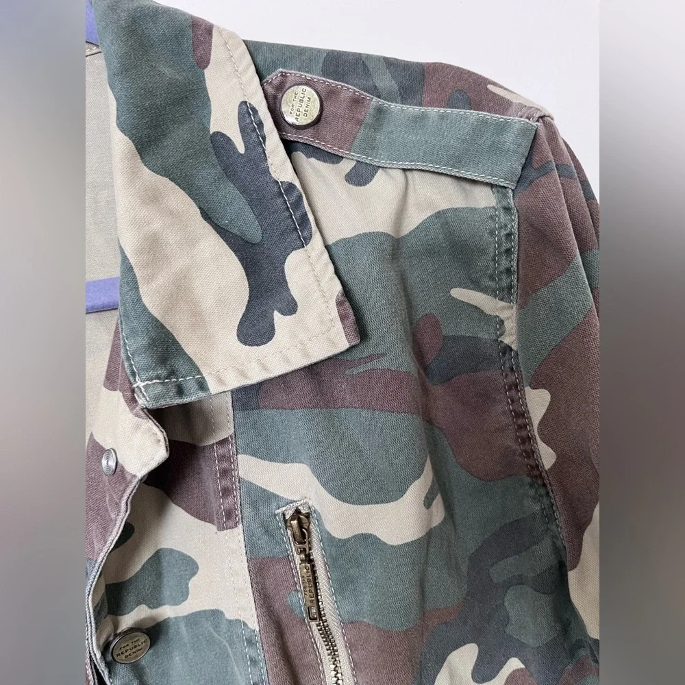 For The Republic Camouflage Cotton Jacket - Picture 4 of 5